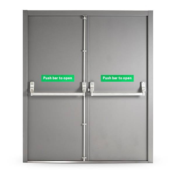 Metal fire doors